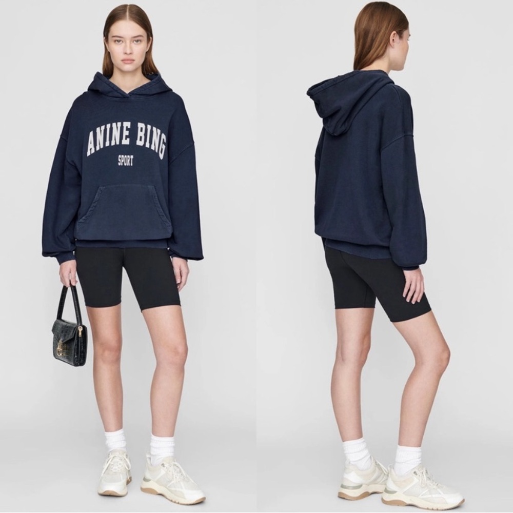 Anine Bing Sport Navy Hoodie